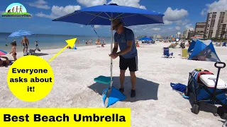 The BeachBub Umbrella.  Someone always stops and asks about it when we're on the beach.