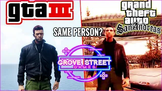 How is this the same person - Claude in GTA San Andreas & GTA 3 Definitive Edition Trilogy