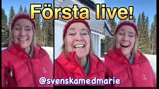 Första Live - Svenska med Marie - Undertext på svenska! @SvenskamedAnastasia