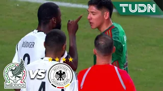 ¡NADIE SE ACHICA! Edson se encara con Rüdiger | México 2-2 Alemania | Amistoso Internacional | TUDN