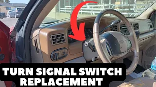 turn signal switch replacement on a ford excursion / f-250 / f-350