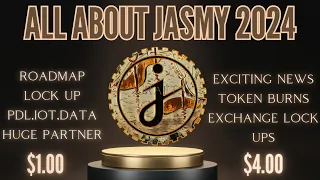 Amazing Jasmy Coin Update "TOKEN BURNS " Exchange LOCK UP and Moving Into AI ..Stable Coin