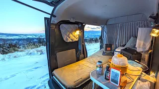 Building a Single Room in a Small Kei Van for Sky Camping