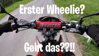 ERSTES mal WHEELIE probieren?! Geht das?