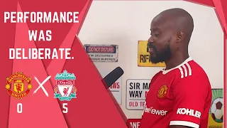 MANCHESTER UTD V LIVERPOOL POST MATCH FAN REACTION | PERFORMANCE WAS DELIBERATE!! | IBRAHIM