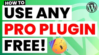 How I Use All WordPress PRO Plugins Absolutely FREE | No Kidding