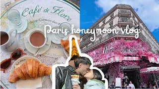 PARIS honeymoon vlog !! we went to the MOST aesthetic cafes that you NEED to try !!