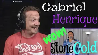 [First Time] Gabriel Henrique - Stone Cold Reaction (Cover) Demi Lovato, TomTuffnuts Reacts