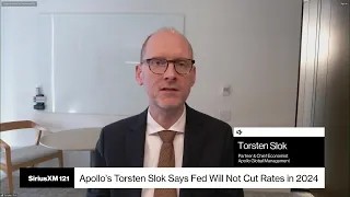 Why Apollo's Torsten Slok Doesn't See the Fed Cutting Rates in 2024