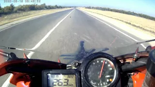 Honda cbr929rr top speed