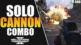 Helldivers 2 - Quasar Cannon Combo Solo (Max Difficulty, Full Clear)