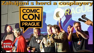 Comic con Praha 2024 zahájení s herci a cosplayery i imperátor Portlík