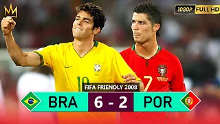 KAKÁ HUMILIATED RONALDO IN A MATCH FULL OF GOALS / BRAZIL 6 PORTUGAL 2