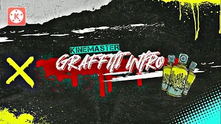 Tutorial kinemaster | How to make Cool Graffiti Intro For YouTube #madewithKineMaster
