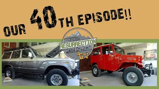 A Beautifully Restored FJ62 and a Sweet Resto-mod FJ40. Tech Tips, "Stop-It!' and more! Episode 40!