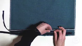 How to make a professional square cushion with piping and an invisible zip  www.victoriahammond.com