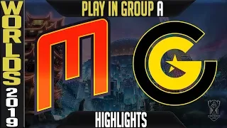 MMM vs CG Highlights | Worlds 2019 Play In Day 1 Group A | Mammoth vs Clutch Gaming