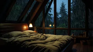 Beat Insomnia With Natural Forest Rain | Sound Helps You Relieve Stress, Relax & Sleep Well