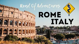 4k Tour Rome Italy Virtual Walking  with relax music for your soul