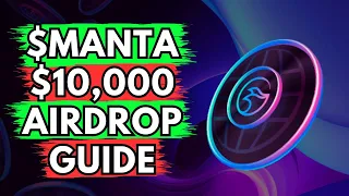 HOW TO GET THE $MANTA NETWORK AIRDROP WORTH $10,000 🚀 PARTICIPATE IN THE MANTA FEST ON GALXE NOW! ⌛️
