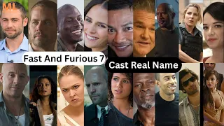 Fast And Furious 7 (2015) Cast | Real Names #fastandfurious