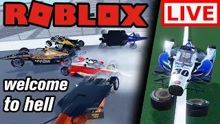 SPECIAL ANNOUNCEMENT!!! // PLAYING ROBLOX INDYCAR WITH VIEWERS (LIVE)