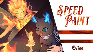 ✧「SPEEDPAINT」Fire Fae || Twisted Wonderland | ツイステ || ✧