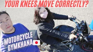 [Full English CC] What our lower body should do- Moto Gymkhana, JAPAN - Rank B rider's explanation