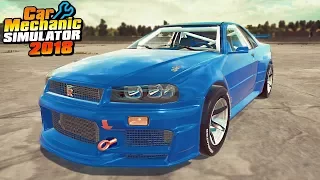 R34 GTR Fast and Furious - Car Mechanic Simulator 2018