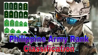 Philippine Army Rank Classification