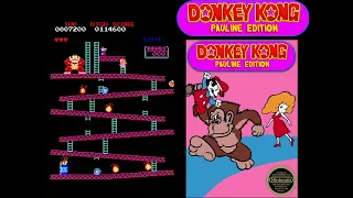 Donkey Kong Pauline Edition Level I, 7,200 Points