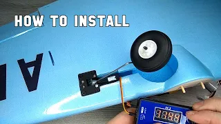 How to install Retractable Landing Gear on RC plane DIY