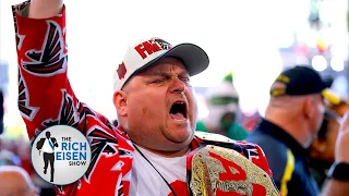 That Falcons Superfan Responds to Getting “28-3” Heckled at the NFL Draft | The Rich Eisen Show