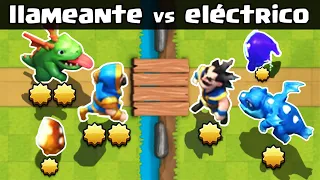 TRAJE ELÉCTRICO vs TRAJE LLAMEANTE | CUÁL ES EL MEJOR EQUIPO? | CLASH ROYALE