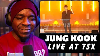 "Jung Kook's Electrifying Performance LIVE at TSX, Times Square | FIRST TIME Reaction! 🎤🌟