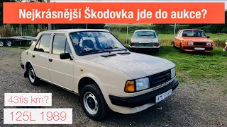 Škoda 125L 1989 43tis km | Nejkrásnější Škodovka jde do aukce?