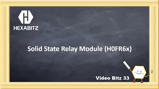 VB33: Solid State Relay (H0FR6x)