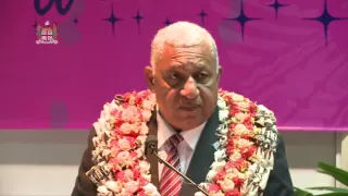 Fijian Prime Minister officially opened the International 'Midwifery Today' Conference.