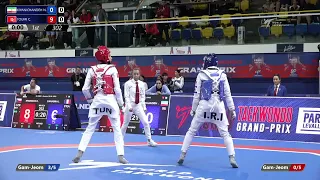 302 Round of 32 WOMEN W  57KG IRI KIYANICHANDEH N  TUN TOUMI C