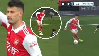 Gabriel martinelli outstanding performance against crystal palace #arsenal #odegard #martinelli