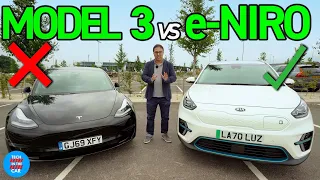 Why the Tesla Model 3 DOESN'T GO AS FAR as Kia E-Niro!