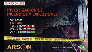 VIDEO 2 INVITACIÓN AL CURSO DE INVESTIGACIÓN DE INCENDIOS ONLINE 100% GRATUITO