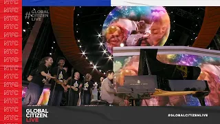 Lang Lang - We Are the World (Live with Choir in Central Park 2021) | Global Citizen Live