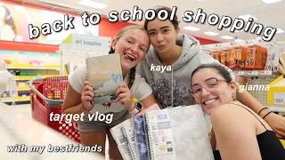 back to school supplies SHOPPING! Target Vlog + Haul!