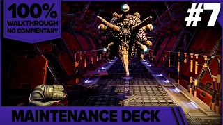 System Shock 1 Remake 100% Cinematic Walkthrough (Hard, All Collectibles) 07 MAINTENANCE DECK