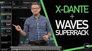 Behringer X32 - X-Dante & Waves SuperRack - 6 Insertable Racks