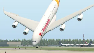 Pilots Of A380 Made A Huge Mistake After Perform A Vertical Landing | X-Plane 11