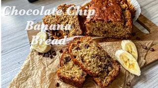 The Best Chocolate Chip Banana Bread that’s Moist and INCREDIBLE! Recipe by Terri-Ann’s Kitchen