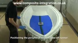 Resin Infusion of 3m Dinghy using Ciject Equipment