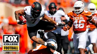 Joel Klatt gives Jaylen Warren kudos in Oklahoma State's 32-24 win over Texas | CFB ON FOX